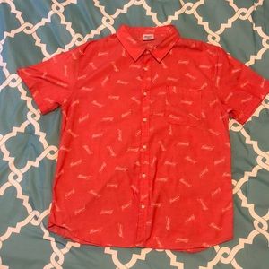 Budweiser Hawaiian Shirt XL